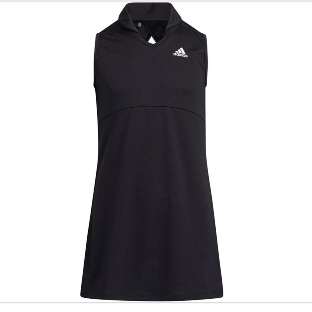 Adidas Golf Dress Sleeveless Black NEW Girls Medium Sleeveless